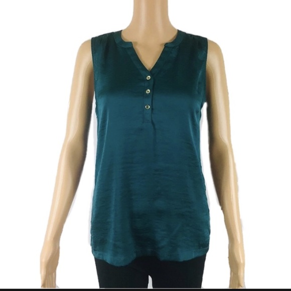 The Limited Green Work Blouse- Size Small - Picture 1 of 7